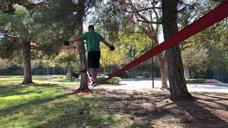 Tricep Extensions on a Slackline - #slacklifting with Billy Candelaria