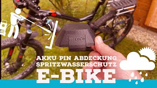 Schutzdeckel Akku 🔋 Pin Kontakte Transportschutz Spritzschutz Abdeckung Pedelec E-Bike