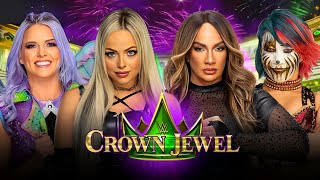 Liv Morgan vs Nia Jax vs Candice Lerae vs Asuka Full Match WWE Crown Jewel 2024 Highlights