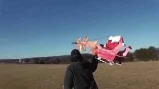 RC Santa plane with rcdads