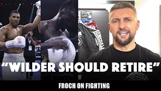 "AJ is back? Wilder was F*****G AWFUL." Froch immediate reaction to Day Of Reckoning.