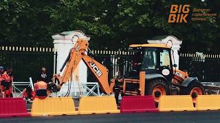 JCB 4CX с гидромолотом