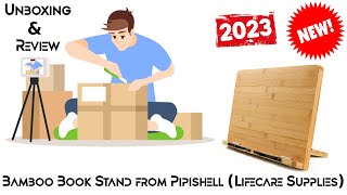 Unboxing and Review - Bamboo Book Stand from Pipishell (Lifecare Supplies) - 2023