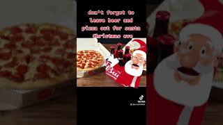 beer and pizza for santa 2021