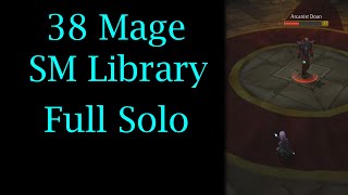 Classic WoW - 38 Mage SM Library Full Solo