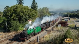 Australian Steam Trains: Steamfest 2016 RTM & LVR transfer from Maitland to Picton - 11.04.2016