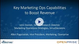 Key Marketing Ops Capabilities That Boost Revenue