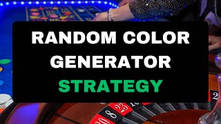 Random Color Generator Strategy - Let's do it #roulette