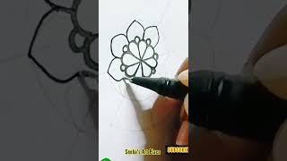 Mini Mandala Art|How to draw Mandala art for beginners|#shorts#short#viral#trending#asmr#ytshorts#yt