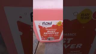 motorcycle petrol tank  de rust  Flow rust remover