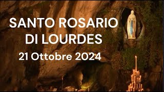 Il Santo Rosario di Lourdes di oggi - Lunedi 21 Ottobre 2024