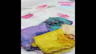 Premium Organza Handwork Saree #saree #new #trending #Partywear #Organza #fashion #shorts #viral