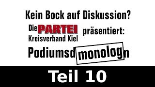 Die Partei - Podiumsmonolog - Teil 10 - Bildung