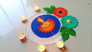 Diwali padwa rangoli  दिवाळी पाडवा स्पेशल रांगोळी |