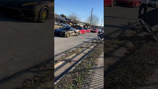 Grand Prairie, TX MLK Parade Corvette staging #corvettE #c8 #car #cars #short #shorts #viral #chevy