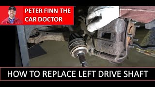 How to Replace Honda Civic Left DRIVE SHAFT. Years 2006 to 2022