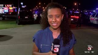 Live on scene of officer involved shooting in Lafayette