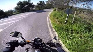 My bike ride to Elviria, ending with a crash