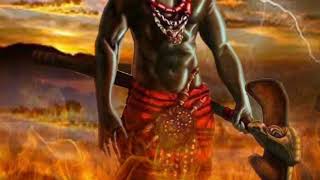 shango- the orisha of thunder and lightning...