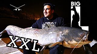 244 CM WELS - XXL MONSTER / Big L angelt am Ebro auf Barsch und Zander