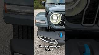 New Jeep Wrangler Grille #jeep #wrangler #fyp