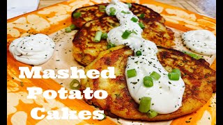 POTATO PANCAKES | LEFTOVER MASHED POTATOES | QUICK, EASY & DELICIOUS