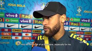 NEYMAR FALA SOBRE HOMENAGEM A RONALDO FENÔMENO