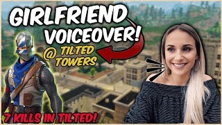 My Girlfriend's Hilarious Tilted Towers Voiceover! | Fortnite