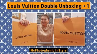 LOUIS VUITTON Double Unboxing + One | MsPhotoghenic Instyle by Gen