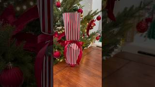 How to wrap a candle #candlegift #giftwrapping #christmastips