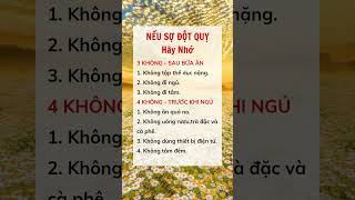 Nếu sợ đột quỵ hãy nhớ #suckhoe #doisong #baihoccuocsong #xuhuong #reels