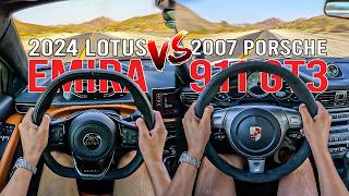 2024 Lotus Emira vs 2007 Porsche 911 GT3 (997.1) | Which is Worth Your $100,000?