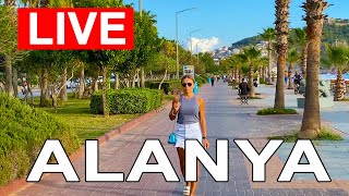 Alanya Live camera. KLEOPATRA BEACH. Alanya Turkey 08.12.2023 #alanya #turkey #livestream #wether