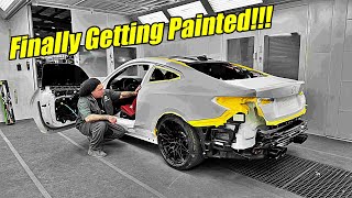 MY Once Destroyed BMW M4 Comp Is Finally Getting Painted!