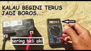 Aki motor drop disini ada solusi pencegahanya