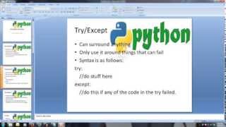 Python Beginner Tutorial 8 - Exceptions