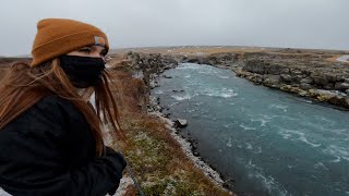 Goðafoss Waterfall, Iceland - November 2022