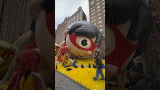 Macy’s Thanksgiving Day Parade Preparations 2023! Balloon Inflation 🎈#macysthanksgivingdayparade