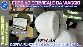 YESLAK - Cuscino Cervicale da Viaggio - un ottimo accessorio per coccolare tutta la famiglia.