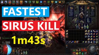 FAST SIRUS KILL: 1m43s (as a Summoner). Can go faster, I'm still learning the fight.