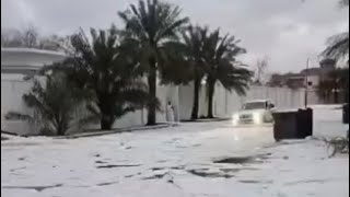 Hailstorm in UAE #Feb.12 | Hailstones