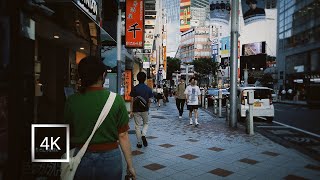 Japan | Exploring on "Shibuya" at early evening in Tokyo. | 4K