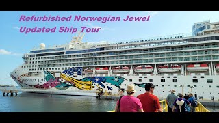 Updated Norwegian Jewel Cruise Ship Tour, Balcony Cabin, Restaurants and Onboard Activities