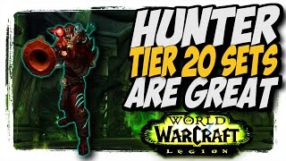 Tier 20 Hunter Gear and xmog!! Hunter WoW Legion Patch 7.2.5