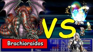 Final Fantasy IV Remake - Defeating Brachioraidos Easy (Hero's Shield)