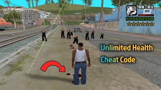 GTA San Andreas Unlimited Health Cheat Code 2022 ( ENGLISH) | SHAKEEL GTA