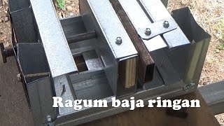 Ragum baja ringan 👍 untuk pekerjaan ringan, ragum sederhana ini dapat diandalkan