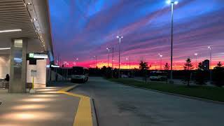 Blazing sky in Vaughan, Ontario, Canada