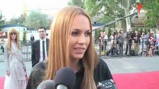 Maya Sar on the red carpet Opening Reception Eurovision 2012 in Baku