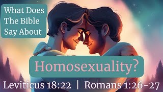 What Does The Bible Say About Homosexuality?